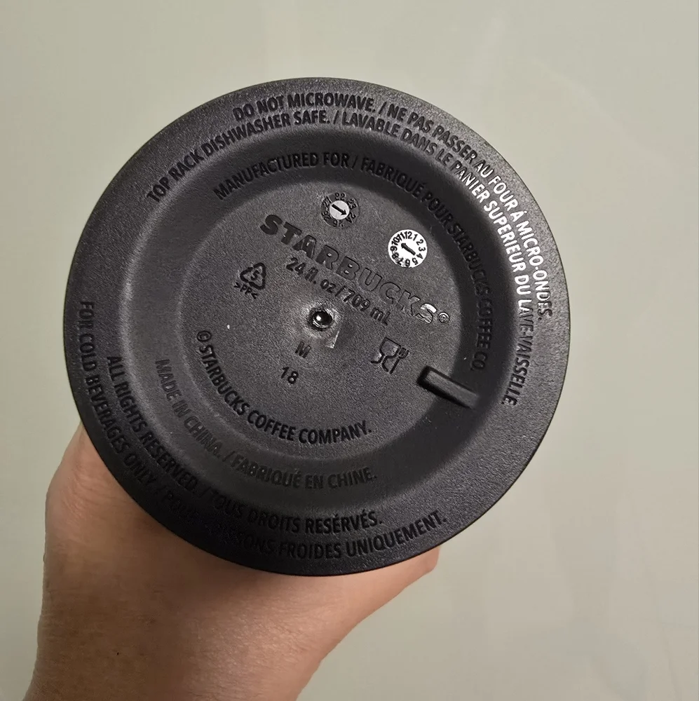 NWOT Starbucks 2025 LATAM Teacher Appreciation Venti Reusable Cup With Sippy Lid